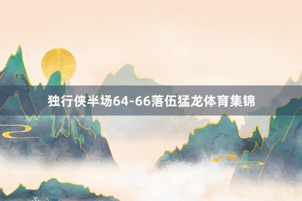 独行侠半场64-66落伍猛龙体育集锦
