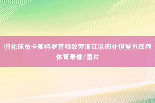 归化球员卡斯特罗普和效劳浙江队的朴镇燮也在列体育录像/图片