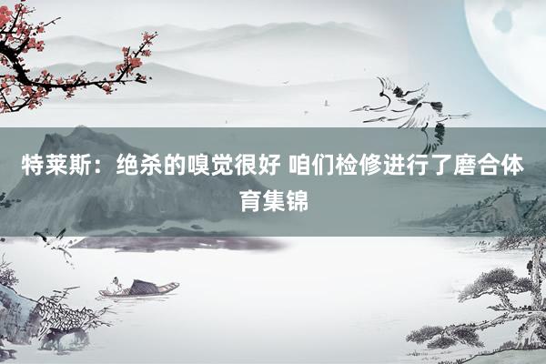 特莱斯：绝杀的嗅觉很好 咱们检修进行了磨合体育集锦