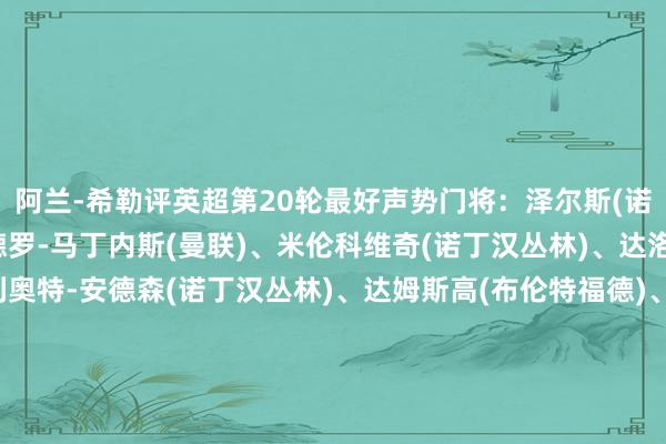 阿兰-希勒评英超第20轮最好声势门将：泽尔斯(诺丁汉丛林)后卫：利桑德罗-马丁内斯(曼联)、米伦科维奇(诺丁汉丛林)、达洛特(曼联)中场：埃利奥特-安德森(诺丁汉丛林)、达姆斯高(布伦特福德)、布鲁诺-费尔南德斯(曼联)、萨维尼奥(曼城)时尚：姆贝乌莫(布伦特福德)、哈兰德(曼城)、劳尔-希门尼斯(富勒姆)主帅：努诺(诺丁汉丛林)体育集锦