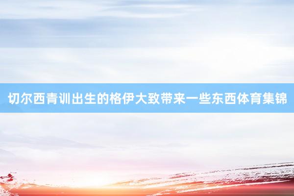 切尔西青训出生的格伊大致带来一些东西体育集锦