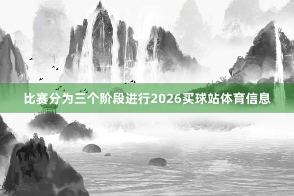 比赛分为三个阶段进行2026买球站体育信息