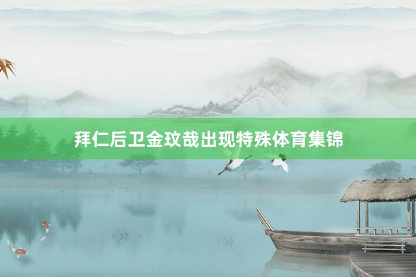 拜仁后卫金玟哉出现特殊体育集锦