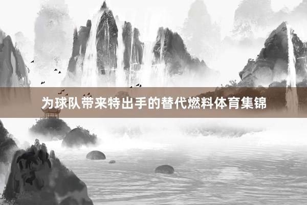 为球队带来特出手的替代燃料体育集锦