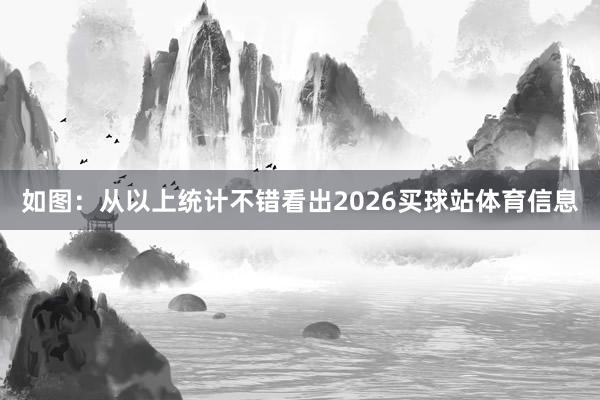 如图：　　从以上统计不错看出2026买球站体育信息