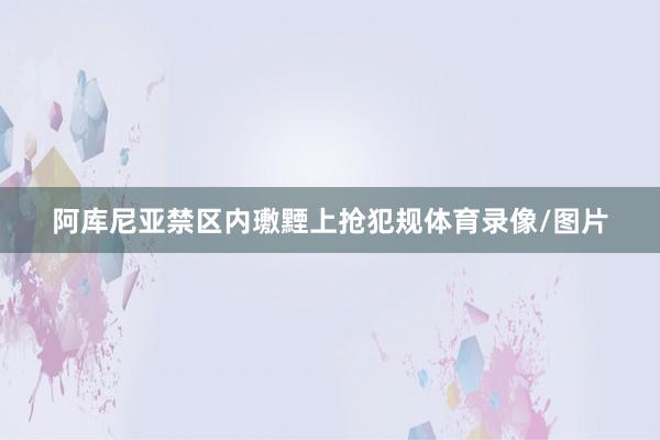 阿库尼亚禁区内璷黫上抢犯规体育录像/图片