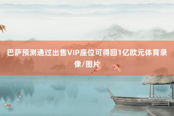 巴萨预测通过出售VIP座位可得回1亿欧元体育录像/图片