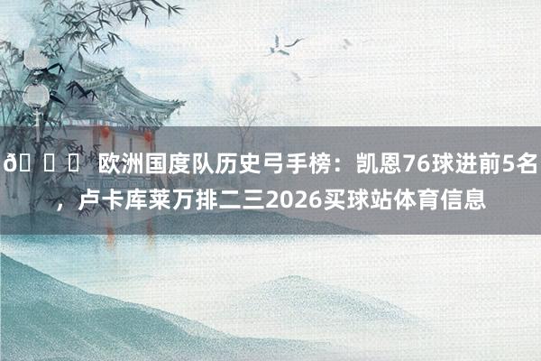 📊 欧洲国度队历史弓手榜：凯恩76球进前5名，卢卡库莱万排二三2026买球站体育信息