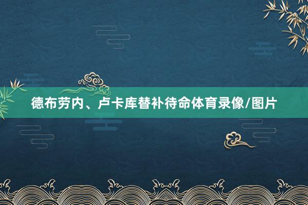 德布劳内、卢卡库替补待命体育录像/图片
