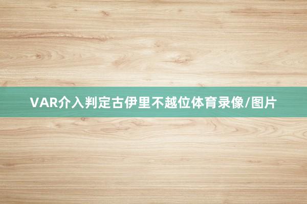 VAR介入判定古伊里不越位体育录像/图片